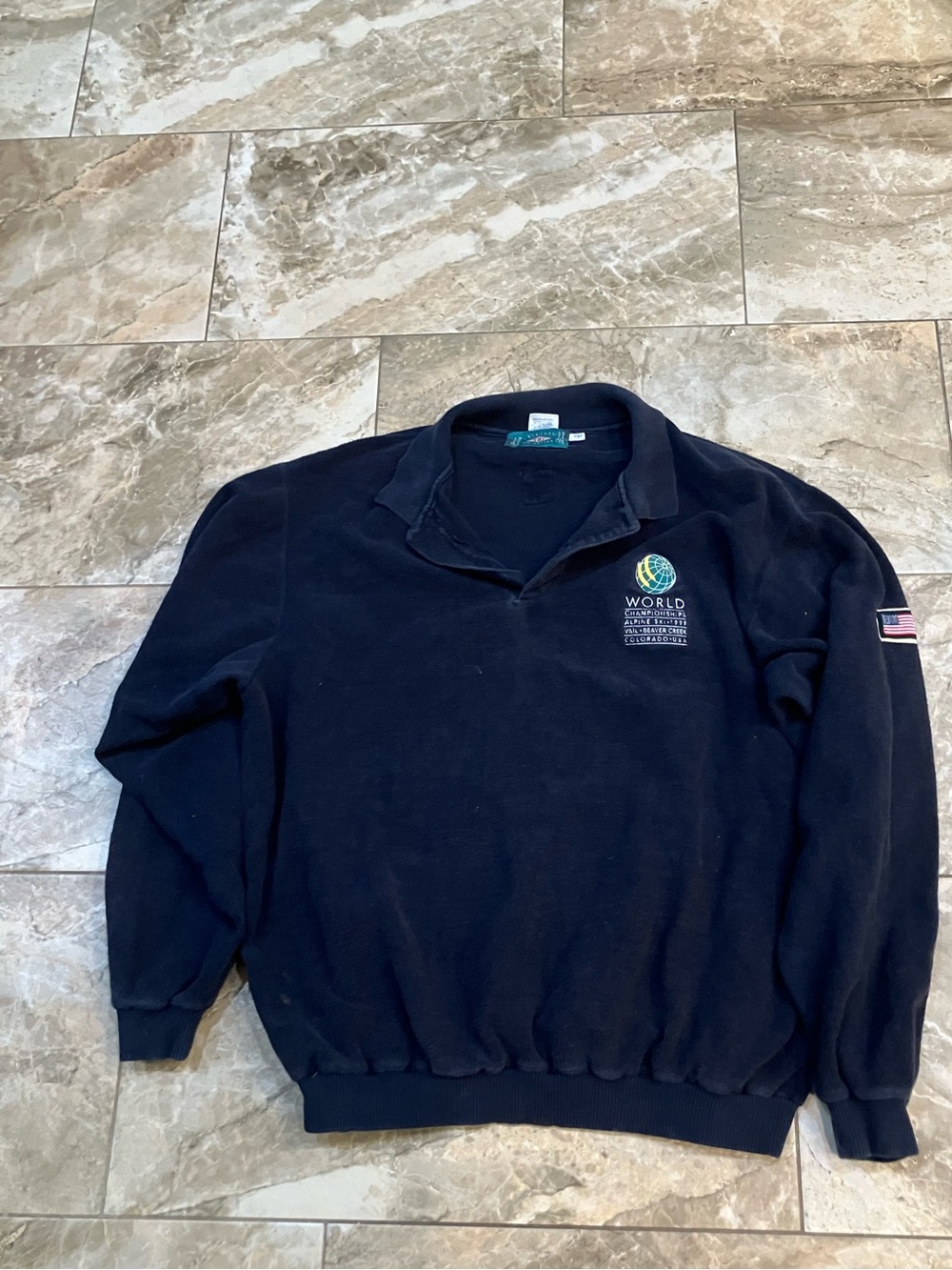 SDI Sportswear, vintage 1999 Vail Colorado crewneck, vintage, navy blue, xl